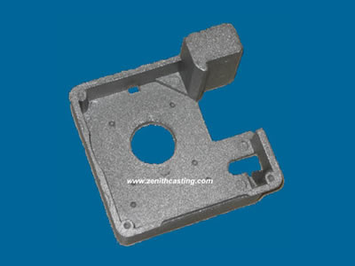 aluminum sand casting construction series:aluminum sand cast base.