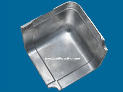 aluminum sand casting construction series:aluminum sand cast end corner.