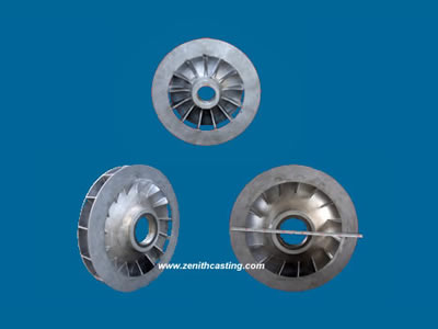 aluminum sand casting machinery series:aluminum sand cast fan header.